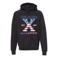 Proud Member Of The Fuck Your Feelings Gen X Usa 4th Of July Premium Hoodie