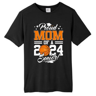 Proud Mom Of A 2024 Senior Basketball Tall Fusion ChromaSoft Performance T-Shirt