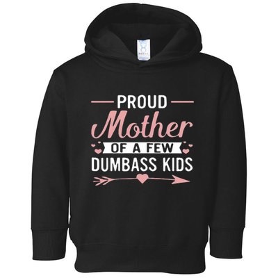 Proud Mother Of A Few Dumbass Toddler Hoodie