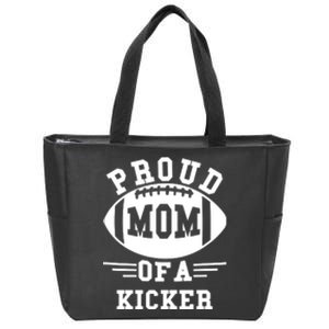 Proud Mom Of A Long Snapper Football Player Zip Tote Bag