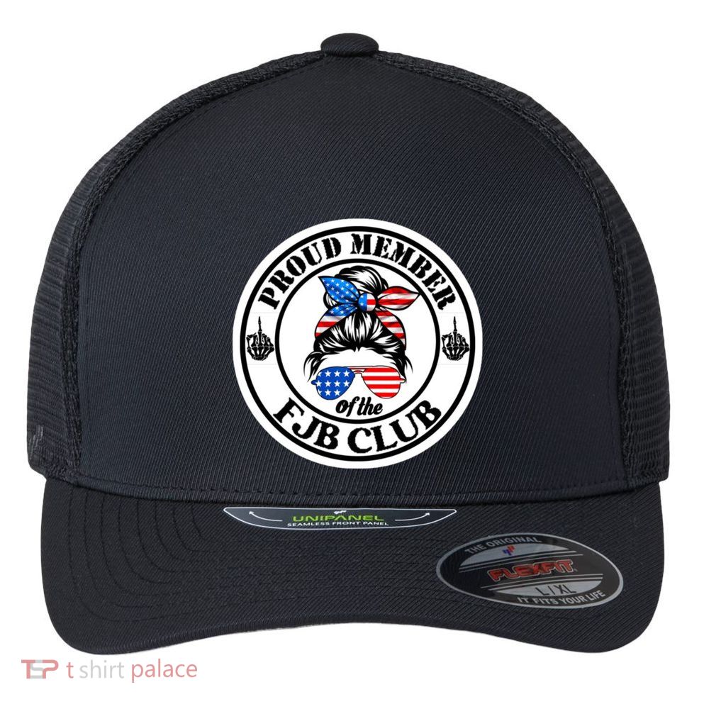 Proud Member Of The Fjb Club Flexfit Unipanel Trucker Cap