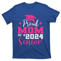 Proud Mom Of 2024 Graduate Senior Mother College Graduation T-Shirt