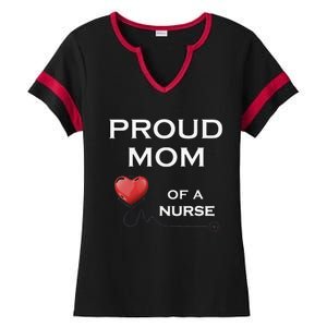 Proud Motm Of A Nurse, Nursing Gift, Lt Ladies Halftime Notch Neck Tee