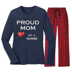 Proud Motm Of A Nurse, Nursing Gift, Lt Women's Long Sleeve Flannel Pajama Set 