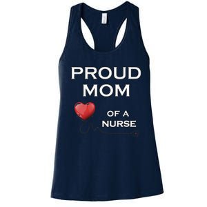 Proud Motm Of A Nurse, Nursing Gift, Lt Women's Racerback Tank