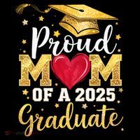 Proud Mom Of A 2025 Graduate Mom Graduation Senior 25 Mother Flatbill Hat