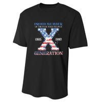 Proud Member Of The Fuck Your Feelings Gen X Usa 4th Of July Gift Performance Sprint T-Shirt