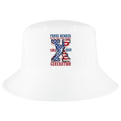 Proud Member Of The Fuck Your Feelings Generation X Cool Comfort Performance Bucket Hat