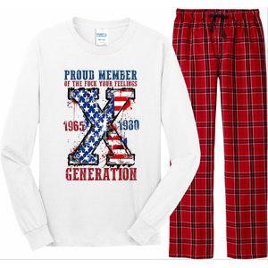 Proud Member Of The Fuck Your Feelings Generation X Long Sleeve Pajama Set