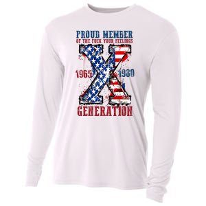 Proud Member Of The Fuck Your Feelings Generation X Cooling Performance Long Sleeve Crew