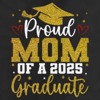 Proud mom of a class of 2025 graduate senior graduation Beanie