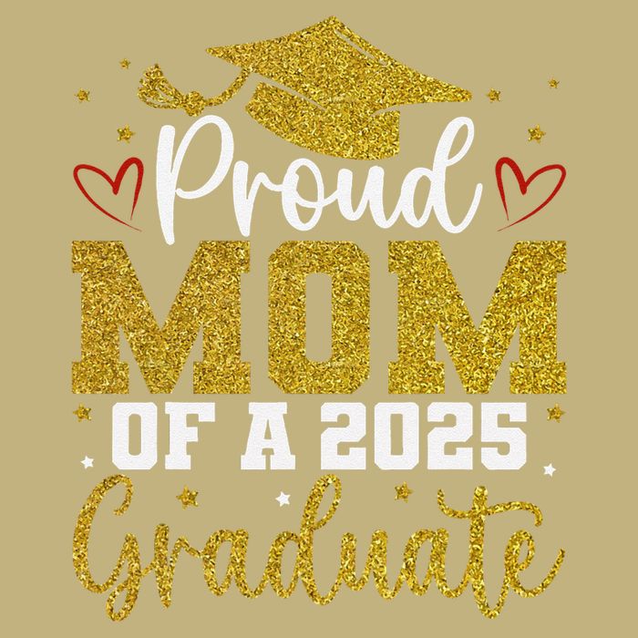 Proud mom of a class of 2025 graduate senior graduation Button