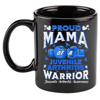 Proud Mama Of A Juvenile Arthritis Warrior 11oz C Handle Ceramic Mug