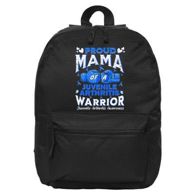 Proud Mama Of A Juvenile Arthritis Warrior 16 in Basic Backpack