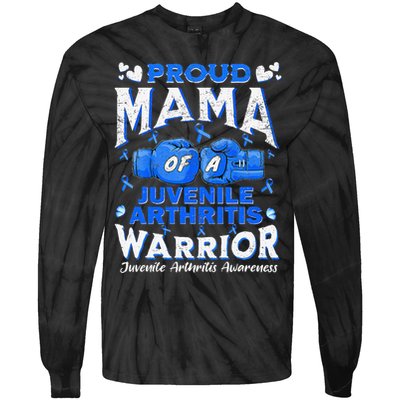 Proud Mama Of A Juvenile Arthritis Warrior Tie-Dye Long Sleeve Shirt