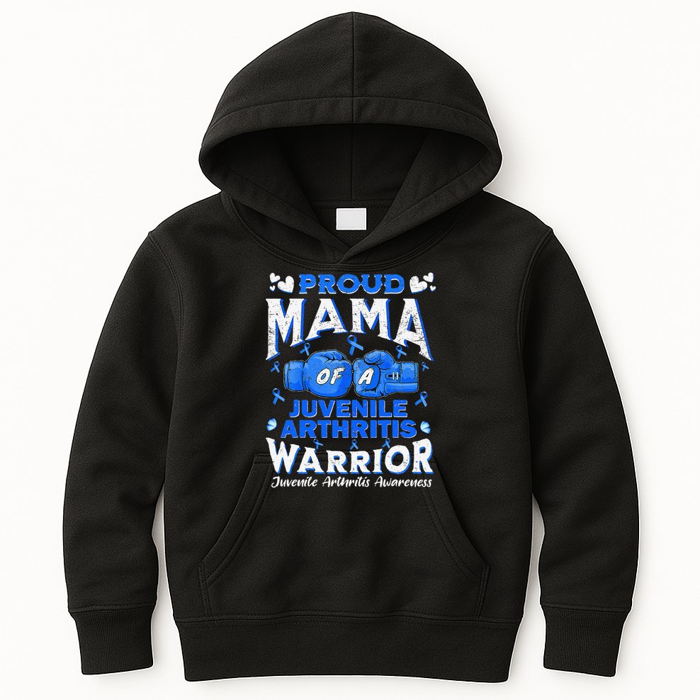 Proud Mama Of A Juvenile Arthritis Warrior Kids Hoodie