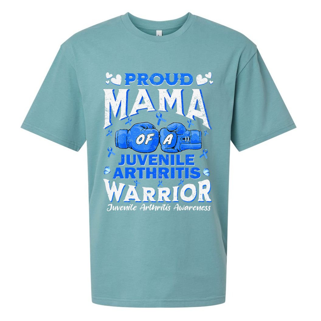 Proud Mama Of A Juvenile Arthritis Warrior Sueded Cloud Jersey T-Shirt