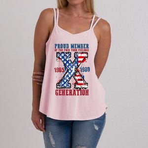 Proud Member Of The Fuck Your Feelings Generation X Women's Strappy Tank