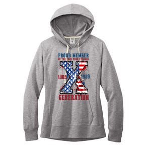 Proud Member Of The Fuck Your Feelings Generation X Women's Fleece Hoodie