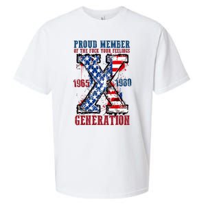 Proud Member Of The Fuck Your Feelings Generation X Sueded Cloud Jersey T-Shirt