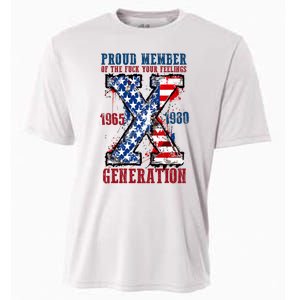 Proud Member Of The Fuck Your Feelings Generation X Cooling Performance Crew T-Shirt