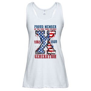 Proud Member Of The Fuck Your Feelings Generation X Ladies Essential Flowy Tank