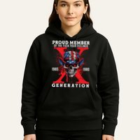 Proud Member Of The Fuck Your Feelings Generation Horror Skull Hoodie