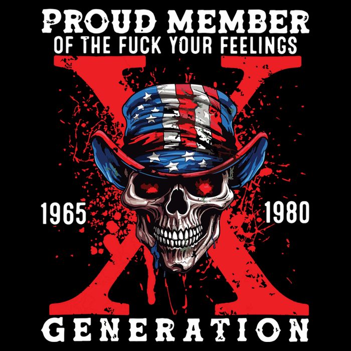 Proud Member Of The Fuck Your Feelings Generation Horror Skull Hoodie