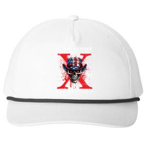 Proud Member Of The Fuck Your Feelings Generation Horror Skull Snapback Five-Panel Rope Hat