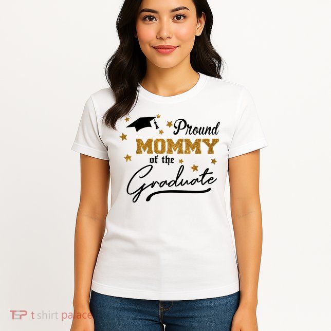 Pround Mommy Of The Graduate Family Matching Womens T-Shirt