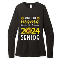 Proud Mama Of A 2024 Senior Sunflower Graduation Party Womens CVC Long Sleeve Shirt