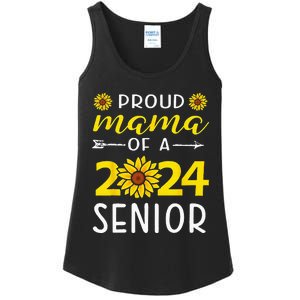 Proud Mama Of A 2024 Senior Sunflower Graduation Party Ladies Essential Tank