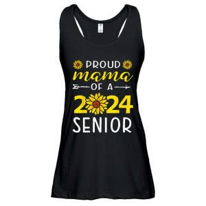 Proud Mama Of A 2024 Senior Sunflower Graduation Party Ladies Essential Flowy Tank