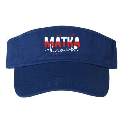 Polish Mom Or Polish Mothers Day Or Matka Knows Cool Gift Visor