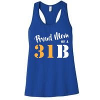 Proud Mom Of A 31b Army Military Police Great Gift Women's Racerback Tank