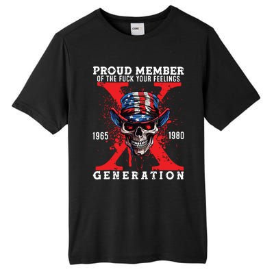 Proud Member Of Your Feelings Horror Skull X Generation Tall Fusion ChromaSoft Performance T-Shirt