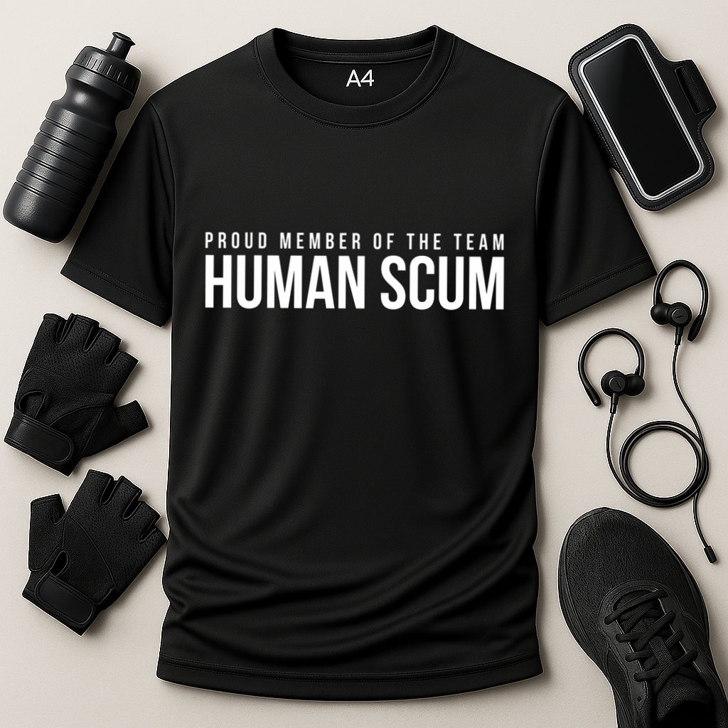 Proud Member Of The Team Human Scum Anti Trump Cooling Performance Crew T-Shirt