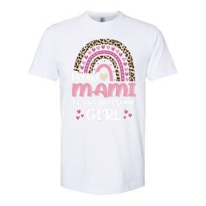 Proud Mami Of One Awesome Leopard Rainbow Mom Gift Softstyle CVC T-Shirt