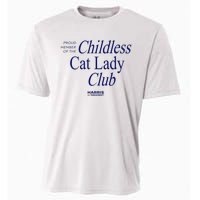 Proud Member Of The Childless Cat Lady Club Cooling Performance Crew T-Shirt