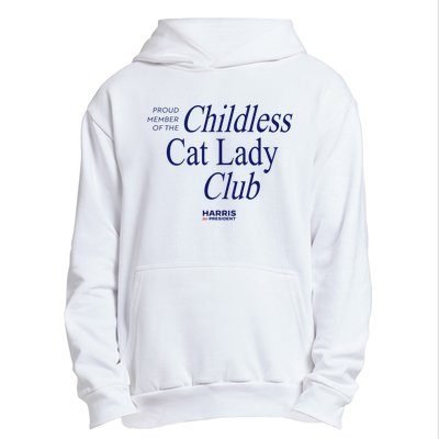 Proud Member Of The Childless Cat Lady Club Urban Pullover Hoodie