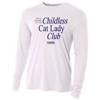 Proud Member Of The Childless Cat Lady Club Cooling Performance Long Sleeve Crew