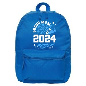 Proud Mom Of A 2024 Senior Cheer Mom Graduation Party Funny Gift 16 in Basic Backpack