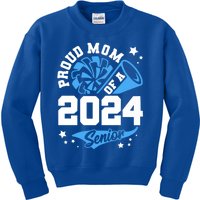 Proud Mom Of A 2024 Senior Cheer Mom Graduation Party Funny Gift Kids Sweatshirt