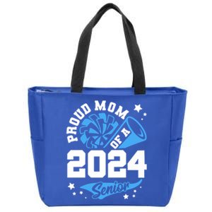 Proud Mom Of A 2024 Senior Cheer Mom Graduation Party Funny Gift Zip Tote Bag