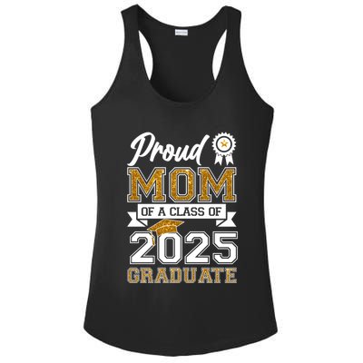 Proud Mom Of A Class Of 2025 Graduate Ladies PosiCharge Competitor Racerback Tank