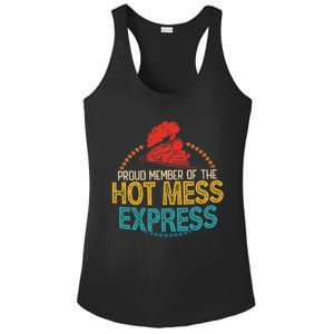 Proud Member Of The Hot Mess Express Ladies PosiCharge Competitor Racerback Tank