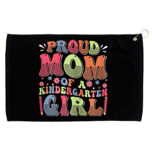 Proud Mom Of A Kindergarten Girl First Day Back To School Grommeted Golf Towel