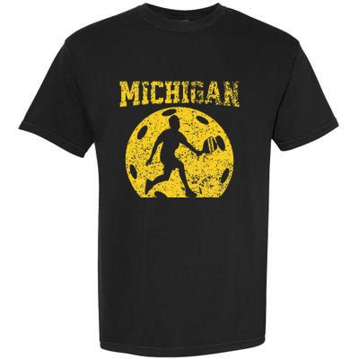 Pickleball Michigan Garment-Dyed Heavyweight T-Shirt