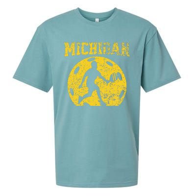 Pickleball Michigan Sueded Cloud Jersey T-Shirt