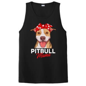 Pittie Mama Pitbull Dog Mom Funny Mothers Day Gifts PosiCharge Competitor Tank